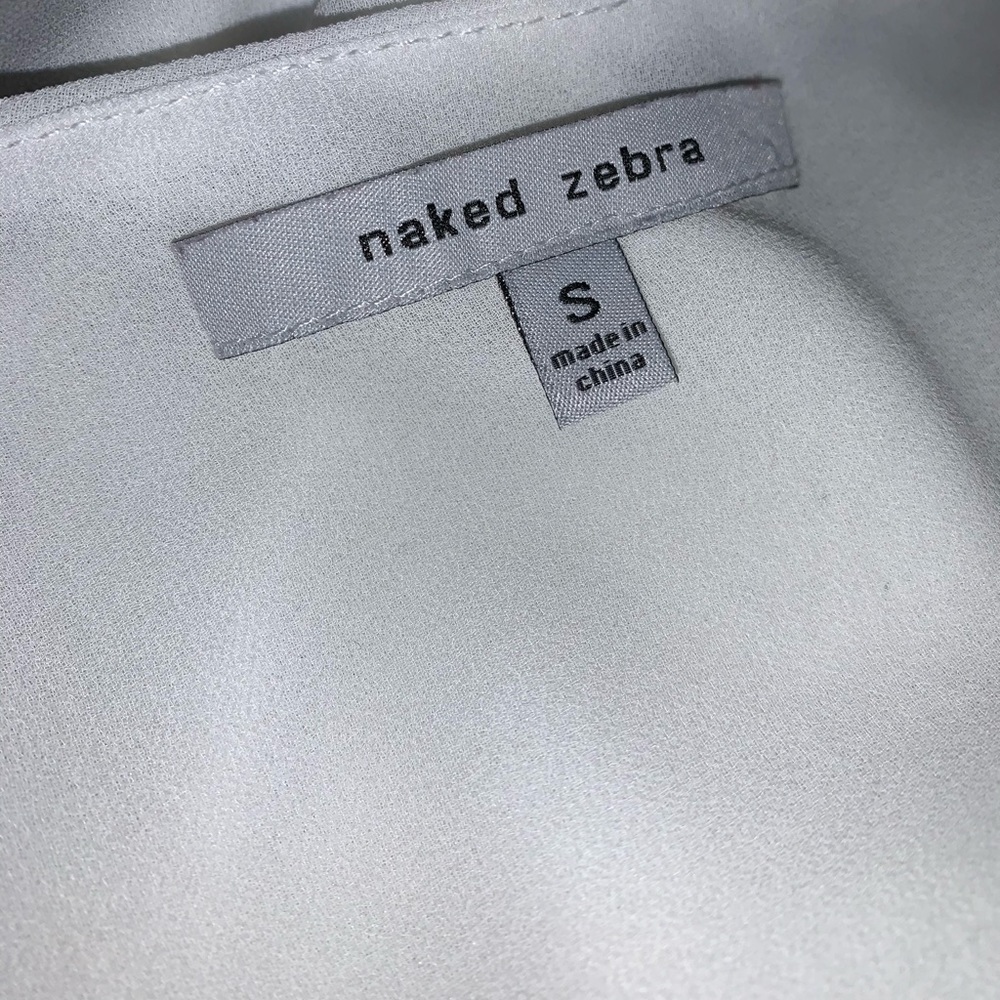 White Ruffle Tank - Picture 3 of 3